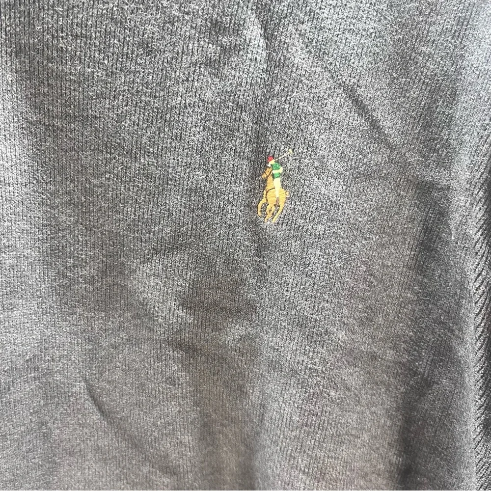 Polo Ralph Lauren Estate Rib Sweater 1/4 Zip‎ Mens XLT Flesh Pony 2951